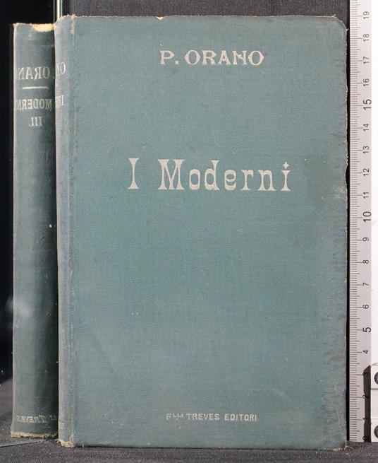 I moderni Vol 3 - Paolo Orano - copertina