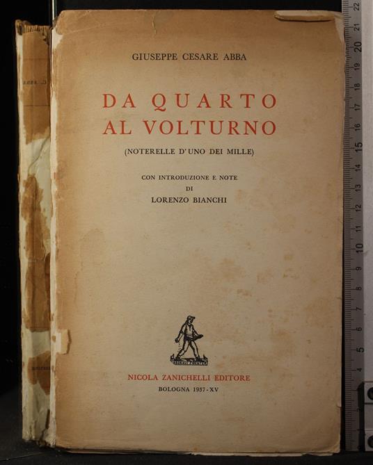 Da quarto al volturno - Giuseppe Cesare - copertina