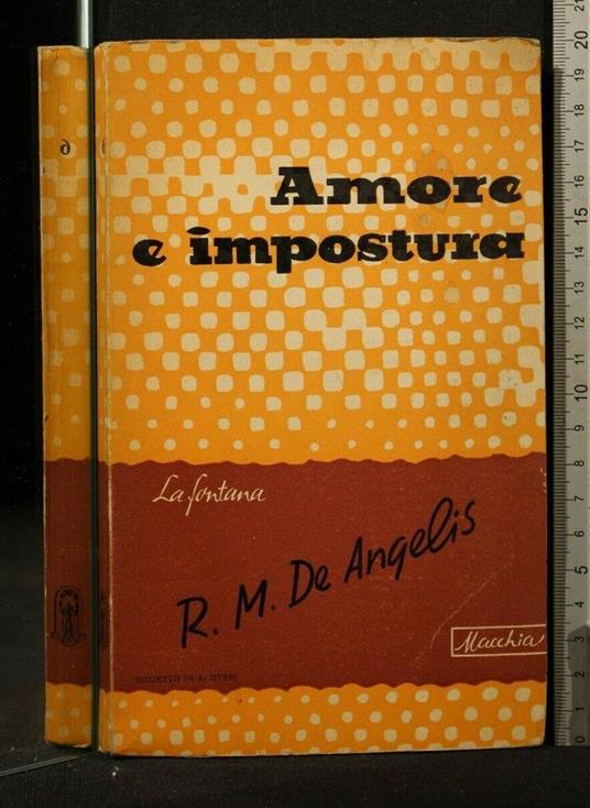 Amore e Impostura - R. M. De Angelis - copertina