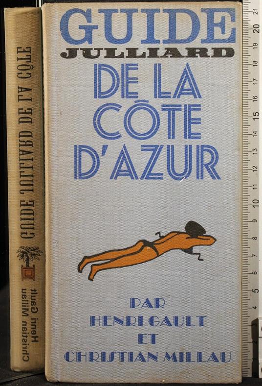 Guide Julliard de la cote d'azur - Henri Gault - copertina
