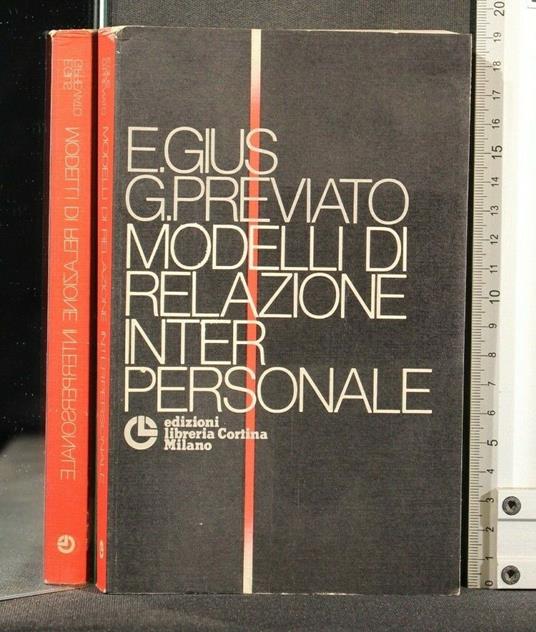 Modelli di Relazione Inter Personale - E. Gius - copertina
