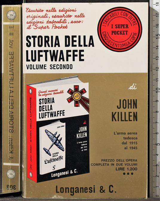 Storia della Luftwaffe Volume secondo - John T. Killen - copertina