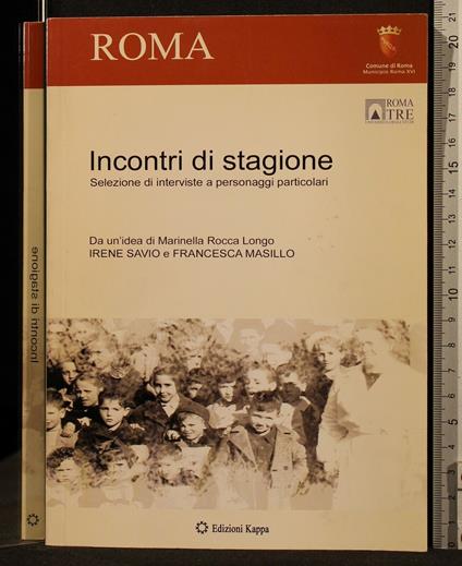 Incontri di Stagione - Alessandro Longo - copertina