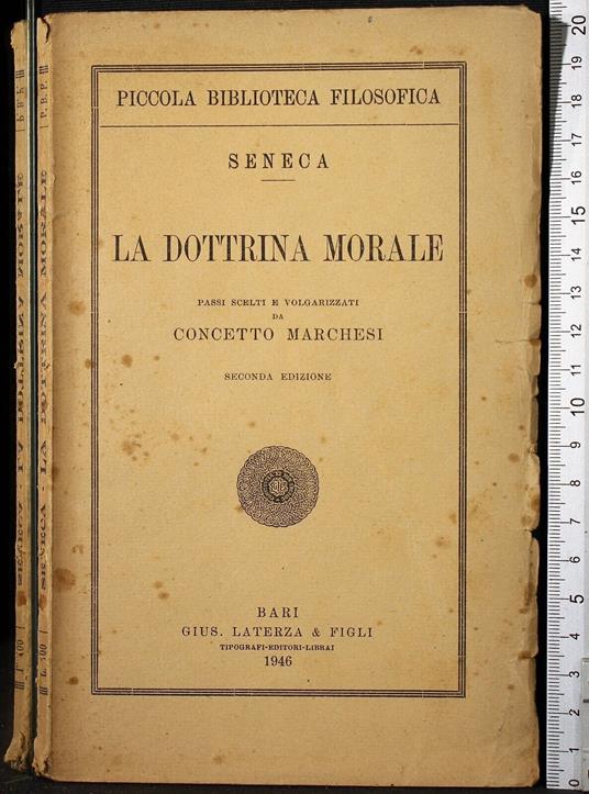 La dottrina morale - L. Anneo Seneca - copertina
