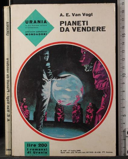 Pianeti da vendere - Alfred E Van Vogt - copertina
