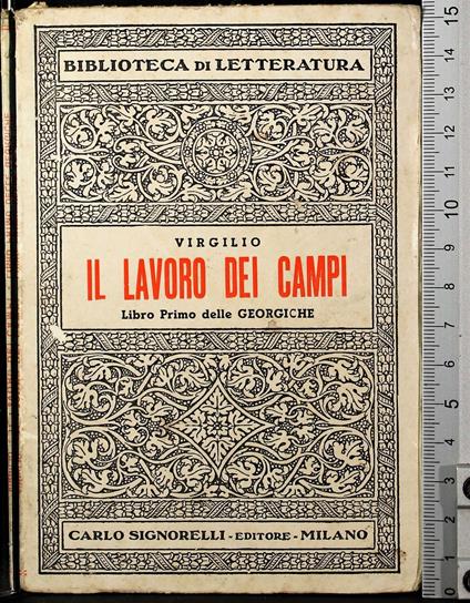 Il voro dei campi - Publio Virgilio Marone - copertina