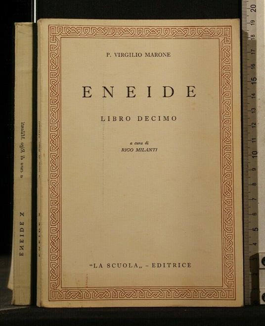 Eneide Libro Decimo - Publio Virgilio Marone - copertina