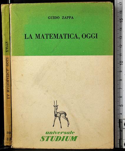 La matematica, oggi - Guido Zappa - copertina