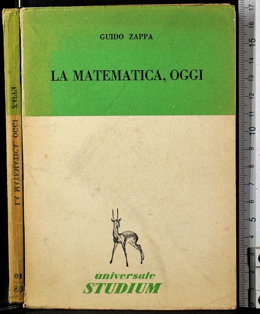 La matematica, oggi - Guido Zappa - copertina