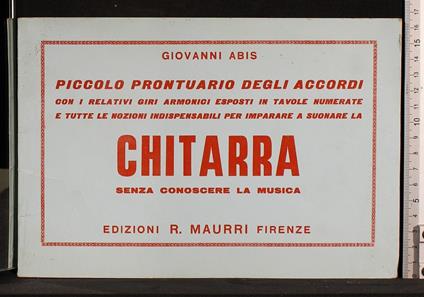 Piccolo prontuario degli accordi. Chitarra - Piccolo prontuario degli accordi. Chitarra di: Abis - copertina