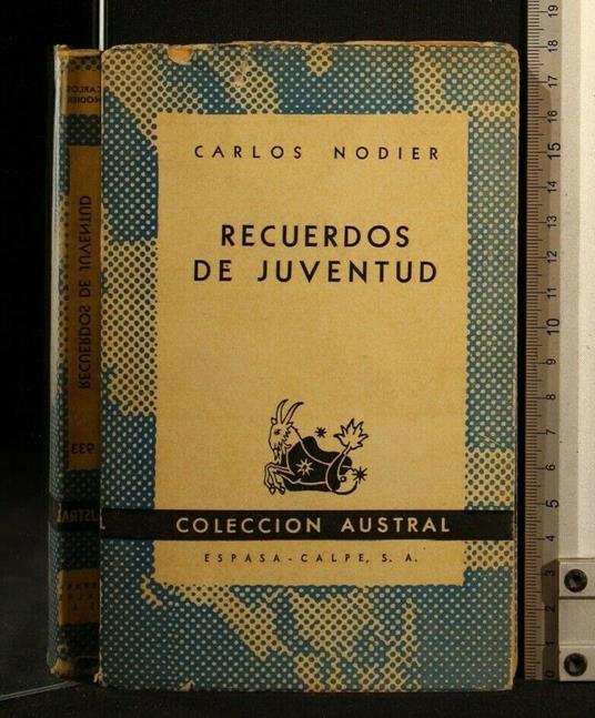 Recuerdos De Juventud - Recuerdos De Juventud di: Carlos Nodier - copertina