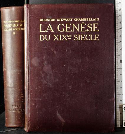 La genese du XIX Siecle. Tome II - genese du XIX Siecle. Tome II di: Chamberlain - copertina