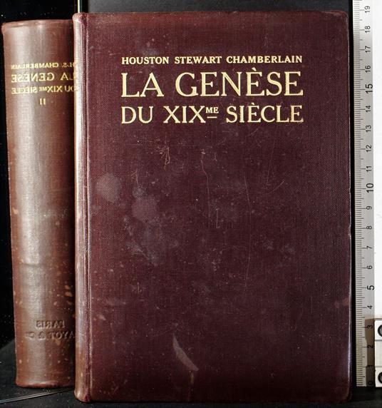 La genese du XIX Siecle. Tome II - genese du XIX Siecle. Tome II di: Chamberlain - copertina