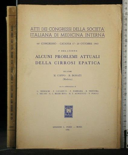 Atti Dei Congressi Della Società Italiana di Medicina Interna - Atti Dei Congressi Della Società Italiana di Medicina Interna di: Coppo - copertina