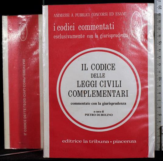 Il codice delle leggi civili complementari 1998 - codice delle leggi civili complementari 1998 di: Dubolino - copertina