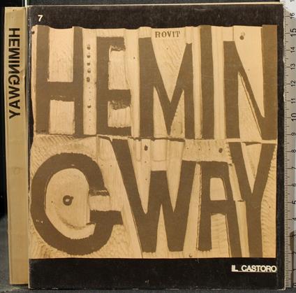 Hemingway - Hemingway di: Earl Rovit - copertina