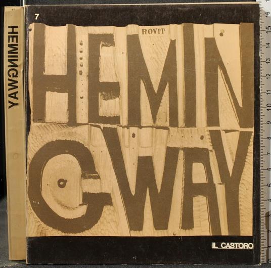 Hemingway - Hemingway di: Earl Rovit - copertina