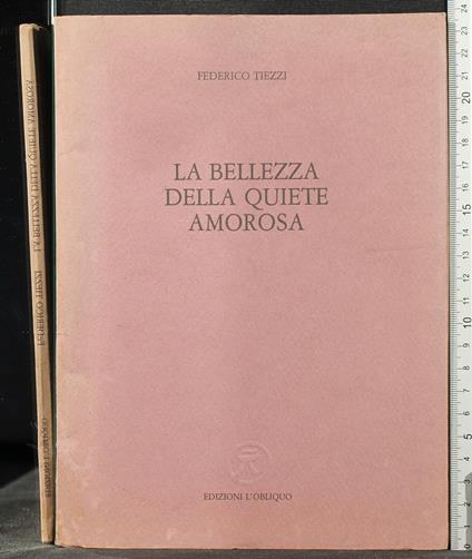 La Bellezza Della Quiete - Bellezza Della Quiete di: Federico Tiezzi - copertina