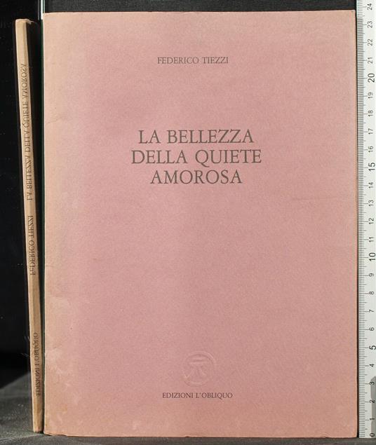 La Bellezza Della Quiete - Bellezza Della Quiete di: Federico Tiezzi - copertina