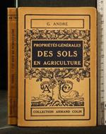 Proprietes Generales Des Sols En Agriculture