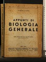 Appunti di Biologia Generale