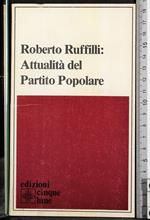 Roberto Ruffilli: attualità del Partito Popolare
