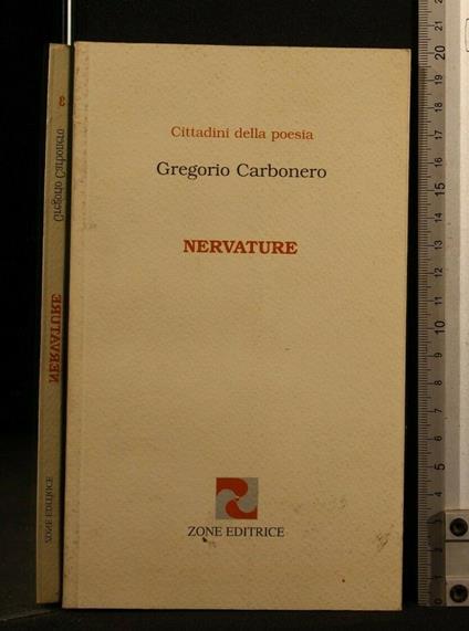 Nervature - Nervature di: Gregorio Carbonero - copertina