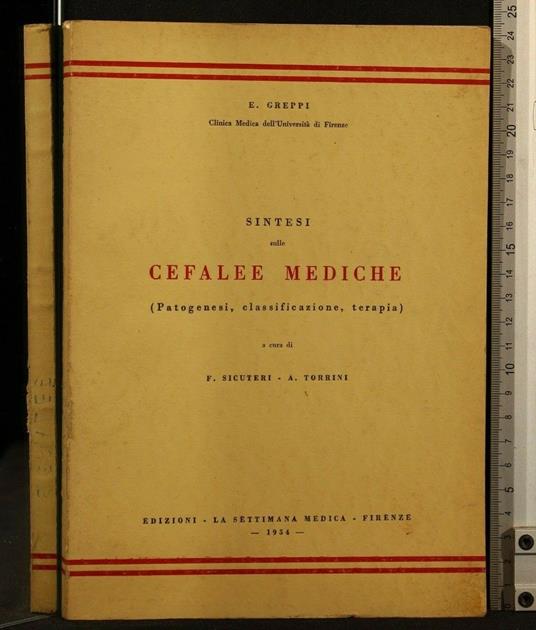 Cefalee Mediche - Cefalee Mediche di: Greppi - copertina