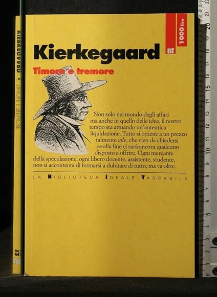 Timore e Tremore - Timore e Tremore di: Kierkegaard - copertina