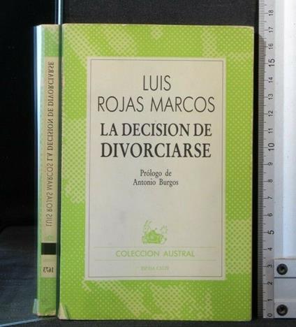 La Decision De Divorciarse - Decision De Divorciarse di: Luis Rojas Marcos - copertina
