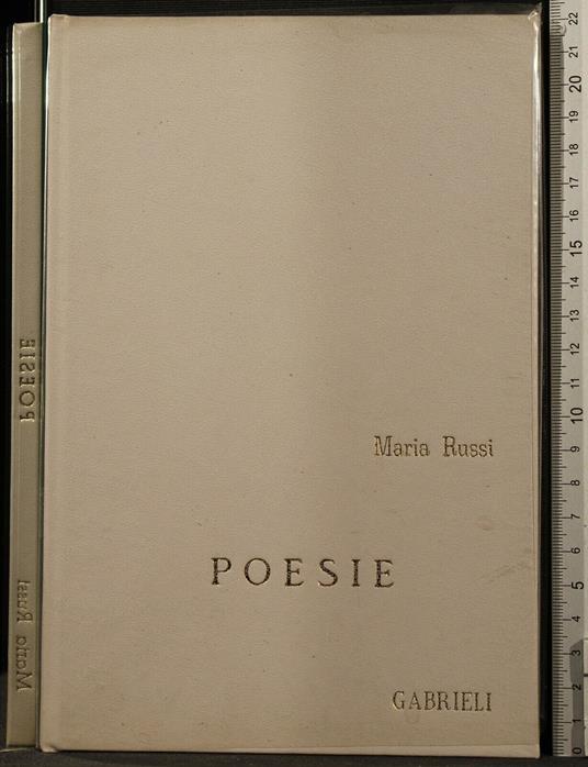Poesie - Poesie di: Maria Russi - copertina