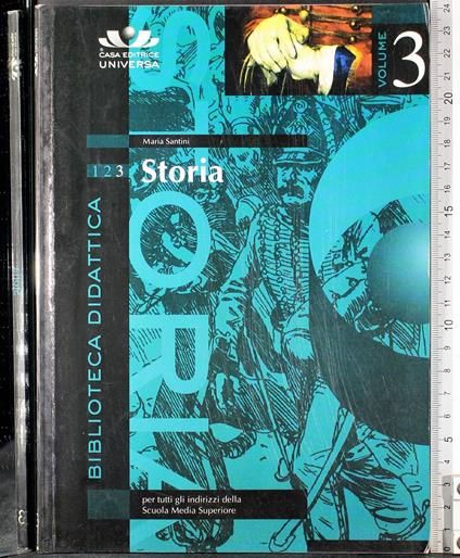 Biblioteca didattica. Storia Vol 3 - Biblioteca didattica. Storia Vol 3 di: Maria Santini - copertina