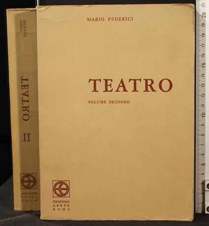 Teatro. Vol 2 - Teatro. Vol 2 di: Mario Federici - copertina