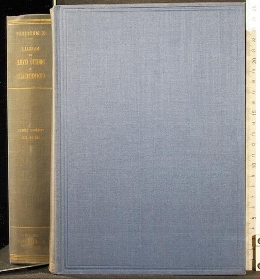 Manuale di diritto civile e commerciale. Vol 3 - Manuale di diritto civile e commerciale. Vol 3 di: Messineo - copertina