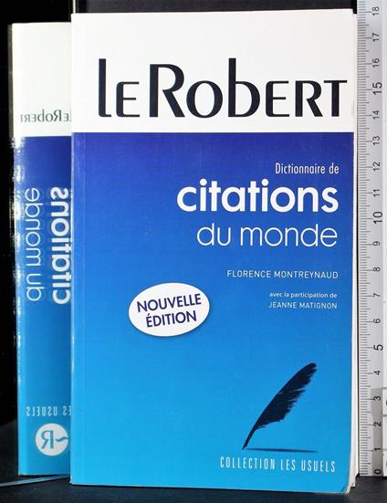 Dictionnaire de Citations du monde - Dictionnaire de Citations du monde di: Montreynad - copertina