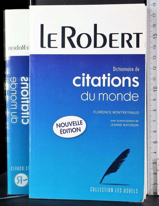 Dictionnaire de Citations du monde - Dictionnaire de Citations du monde di: Montreynad - copertina