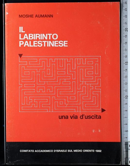 Il labirinto palestinese. Una via d'uscita - labirinto palestinese. Una via d'uscita di: Moshe Aumann - copertina