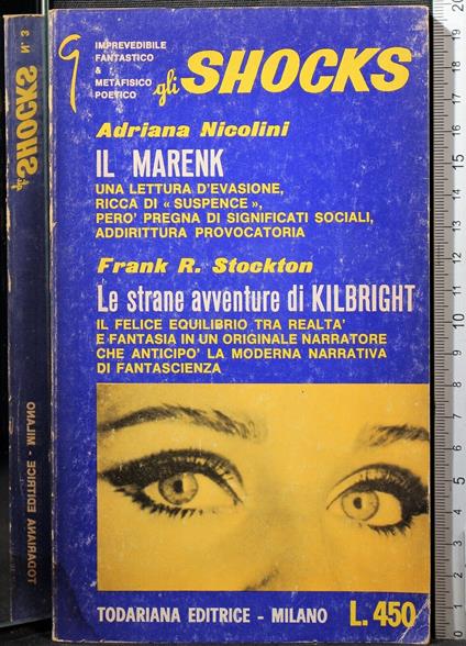 Gli shocks 3. Il marenk. Le strane avventure. - shocks 3. Il marenk. Le strane avventure. di: Nicolini - copertina