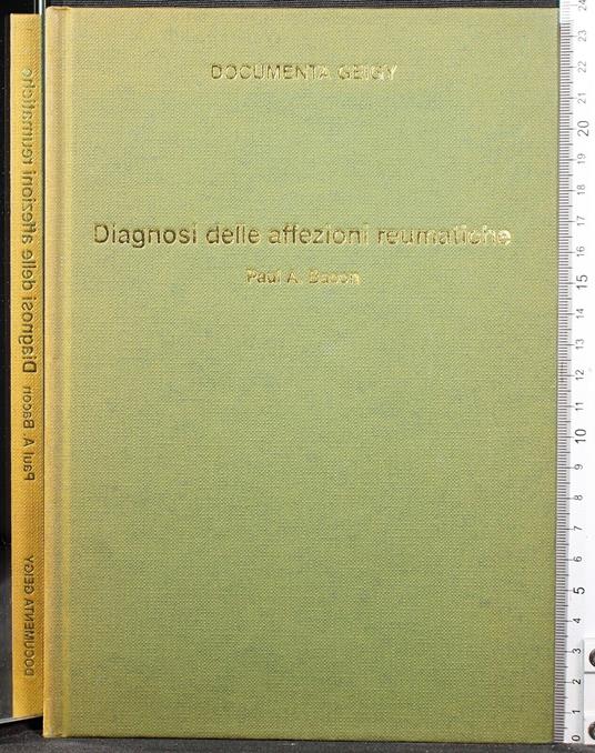 Diagnosi delle affezioni reumatiche - Diagnosi delle affezioni reumatiche di: Paul Bacon - copertina