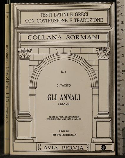 Gli Annali. Libro - Annali. Libro di: Pio Bortoluzzi - copertina