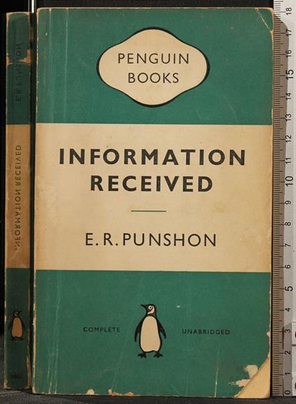Information Received - Information Received di: Punshon - copertina