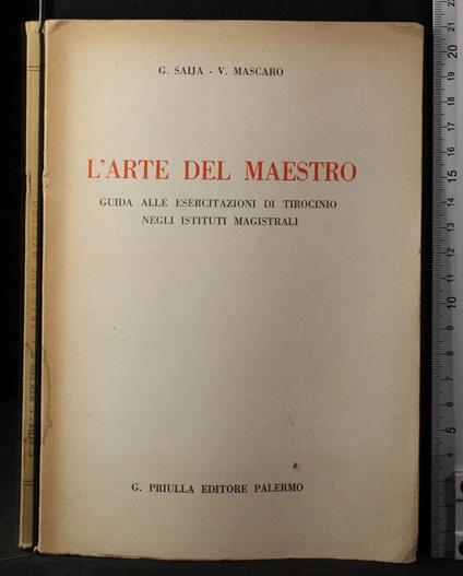 L' arte del maestro - arte del maestro di: Saija - copertina