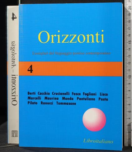 Orizzonti. Vol - Orizzonti. Vol di: Salvatore Fava - copertina