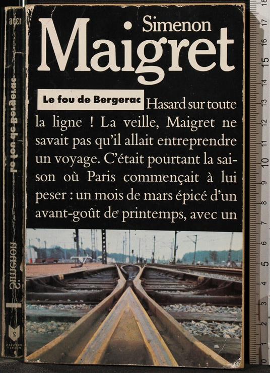 Le Fou De Bergerac - Fou De Bergerac di: Simenon Maigret - copertina