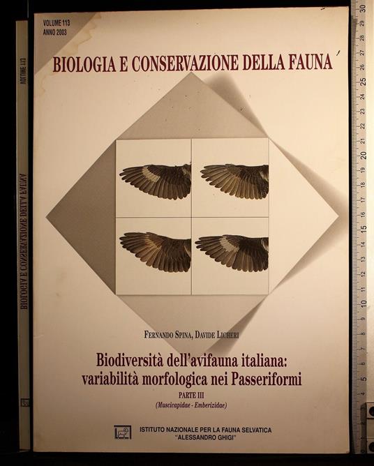 Biologia e conservazione della fauna Parte 3 - Biologia e conservazione della fauna Parte 3 di: Spina - copertina