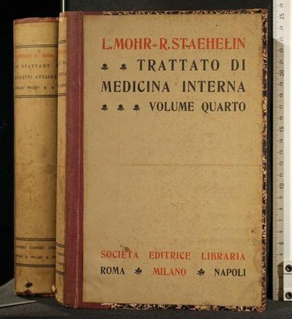 Trattato di Medicina Interna Vol 4 - Trattato di Medicina Interna Vol 4 di: Staehelin - copertina