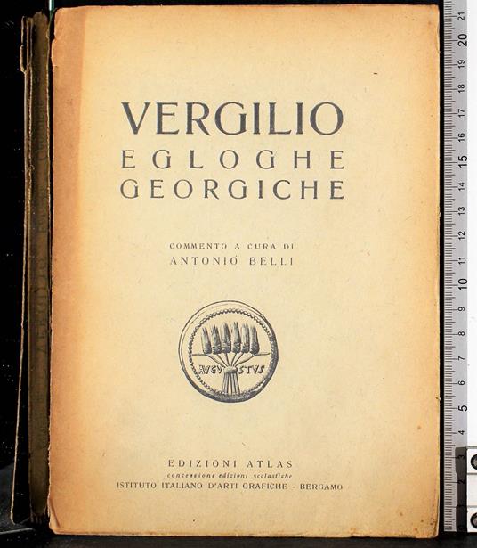 Egloghe georgiche - Egloghe georgiche di: Vergilio - copertina