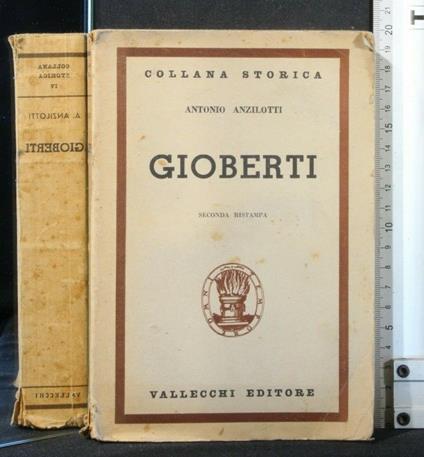 Gioberti - Antonio Anzilotti - copertina