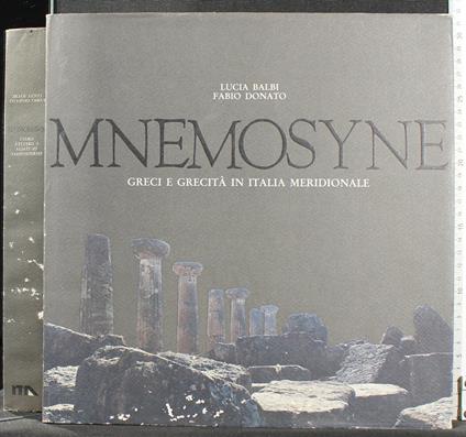 Mnemosyne - Lucia Balbi - copertina