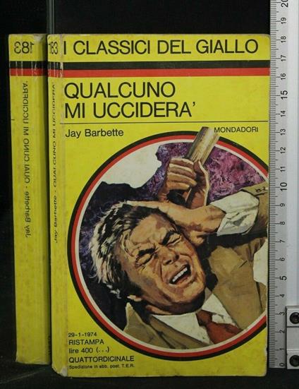 Qualcuno Mi Ucciderà - Jay Barbette - copertina